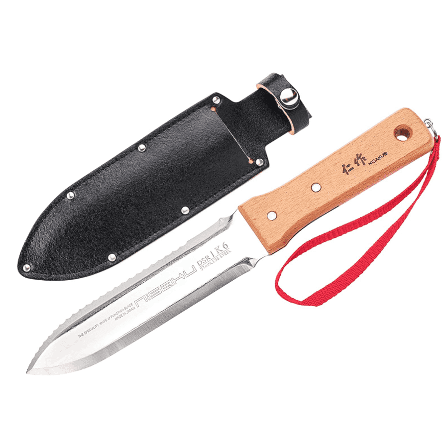 Nisaku Hori Weeding & Digging Knife w/ Leather Sheath: $20 Nisaku Hori Weeding & Digging Knife w/ Leather Sheath: $20