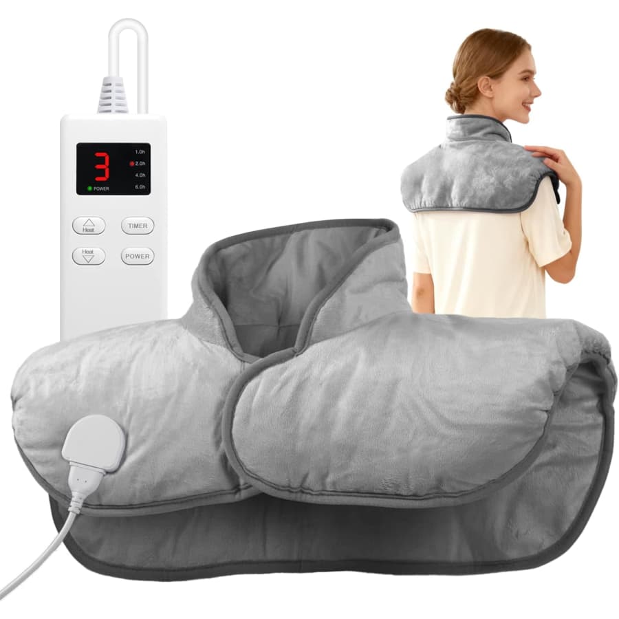 Weighted Heating Pad for Neck, Shoulders, & Back: $17