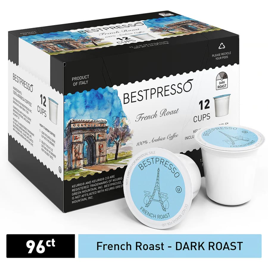 Bestpresso French Roast Coffee K-Cups 96-Pack: $23