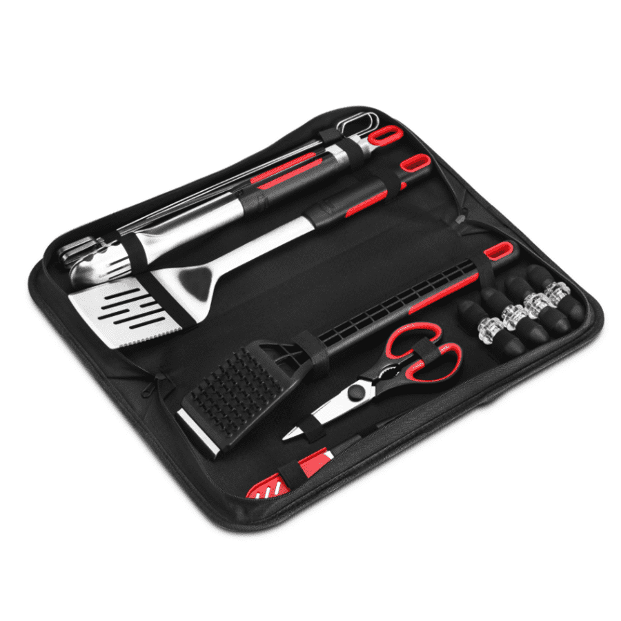 Expert Grill 18-Piece Stainless Steel Soft Grip BBQ Grill Tool Set for $9