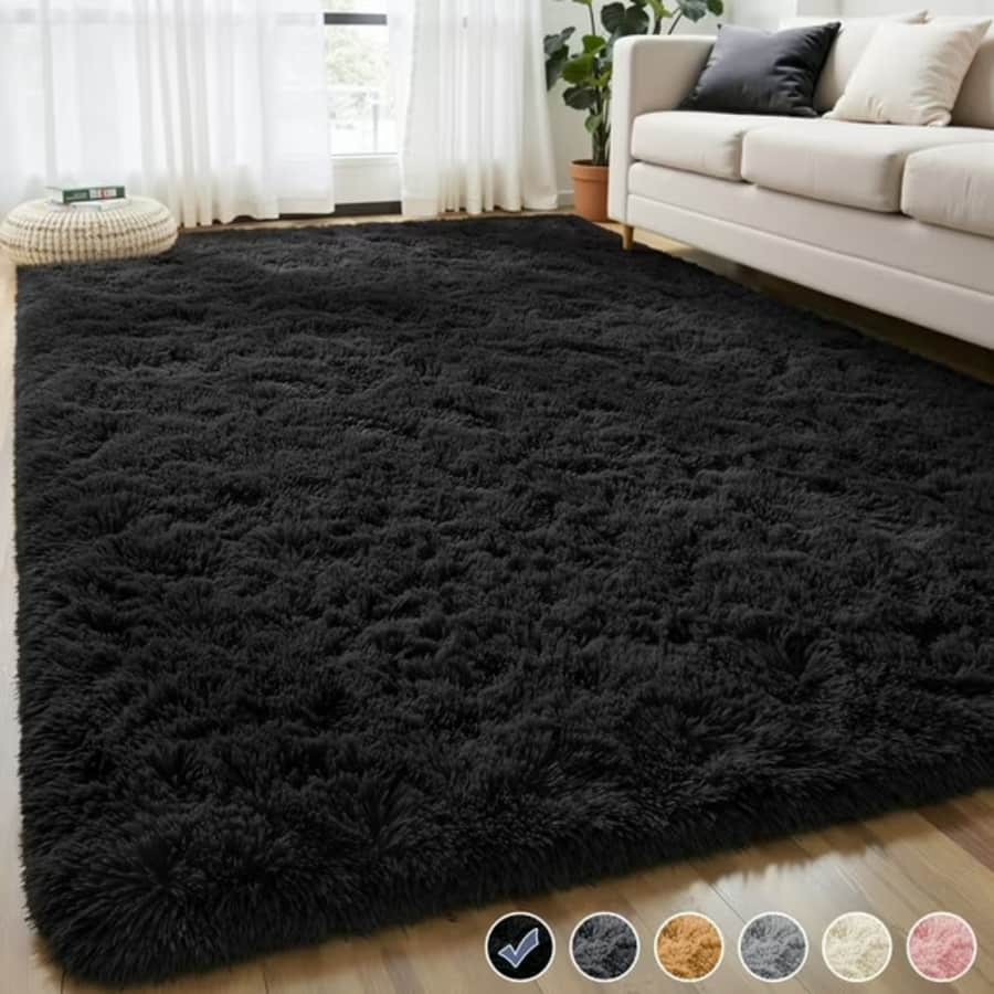 Nefoso 8x10-Foot Shag Area Rug: $48.99 Nefoso 8x10-Foot Shag Area Rug: $48.99