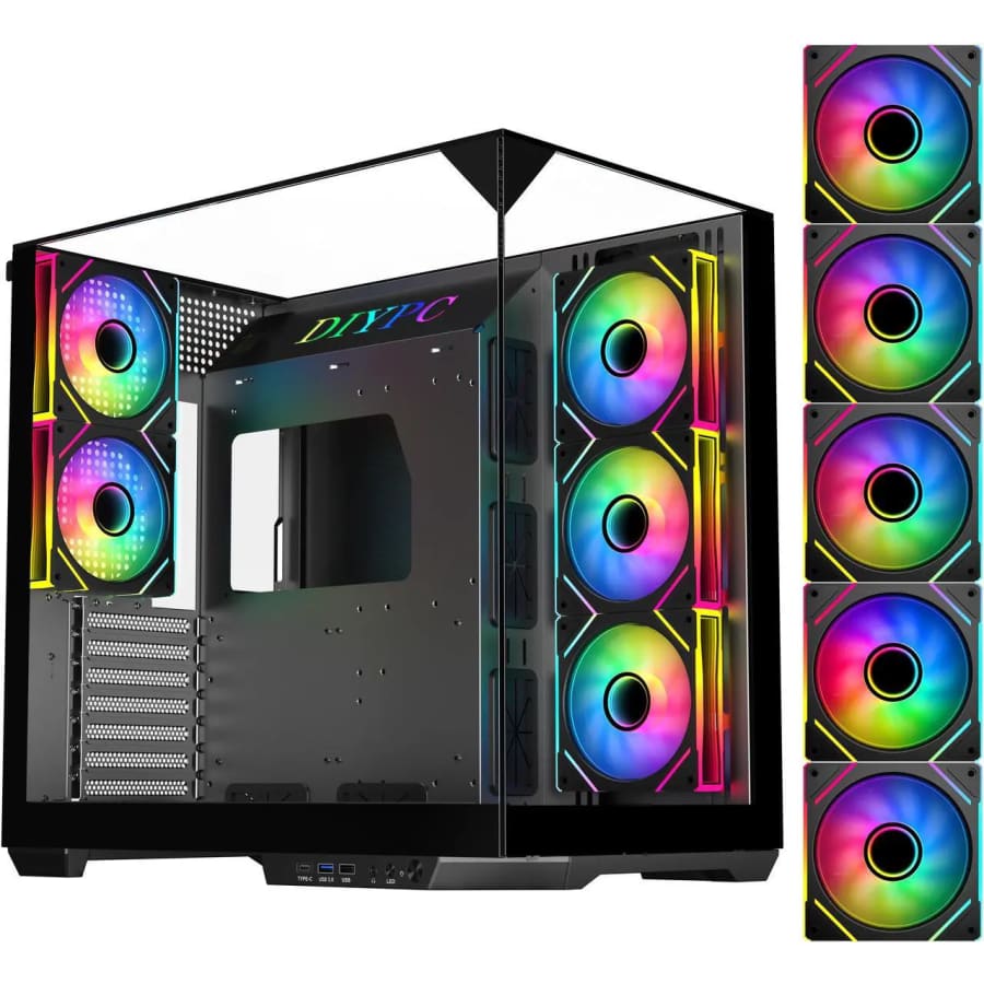 DIYPC Desktop Gaming Computer Case Deals at Newegg: From $50