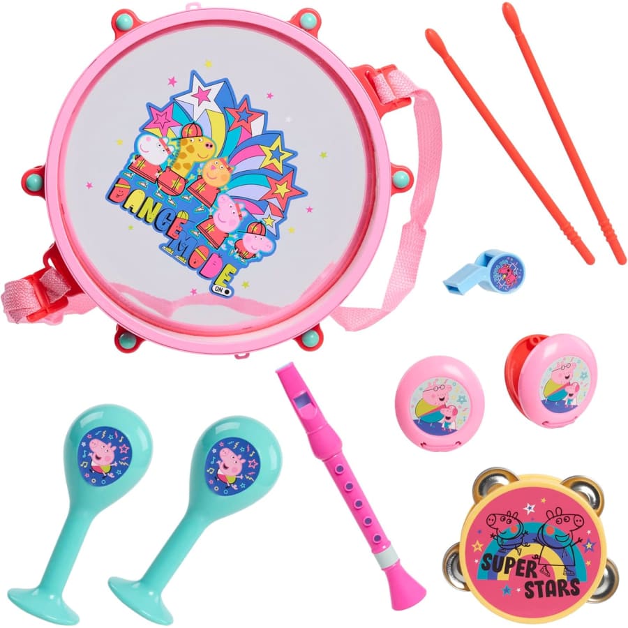 Peppa Pig 10-Piece Party Drum Set: $6.08