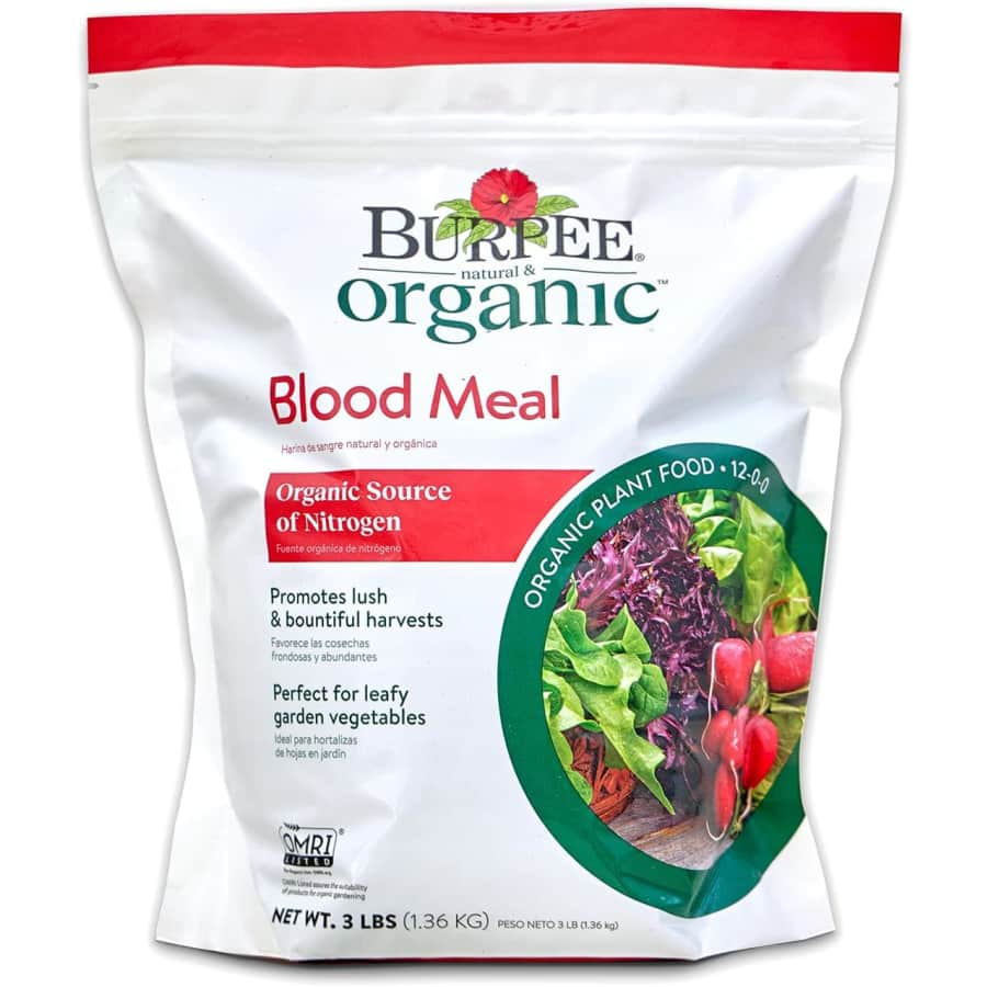 Burpee Organic Blood Meal Fertilizer 3-lb. Bag: $8.97