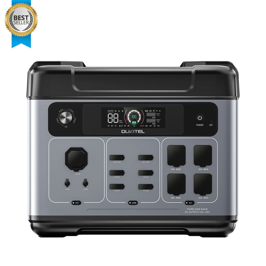 Oukitel P2001 Plus Portable Power Station 2048Wh/2400W: $569