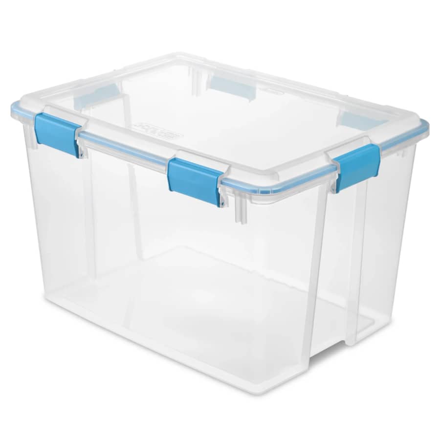 Sterilite 80-Quart Storage Box w/ Gasket Lid: $16