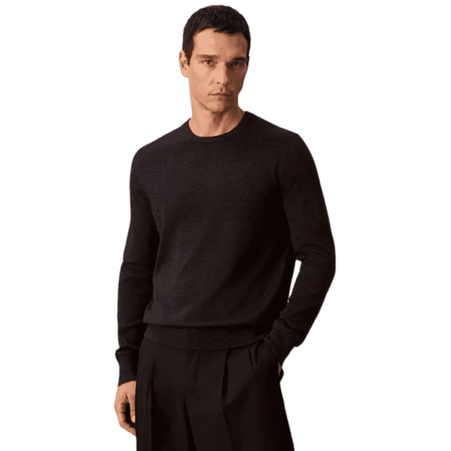 Calvin Klein Men's Merino Wool Blend Crewneck Sweater: $39.53