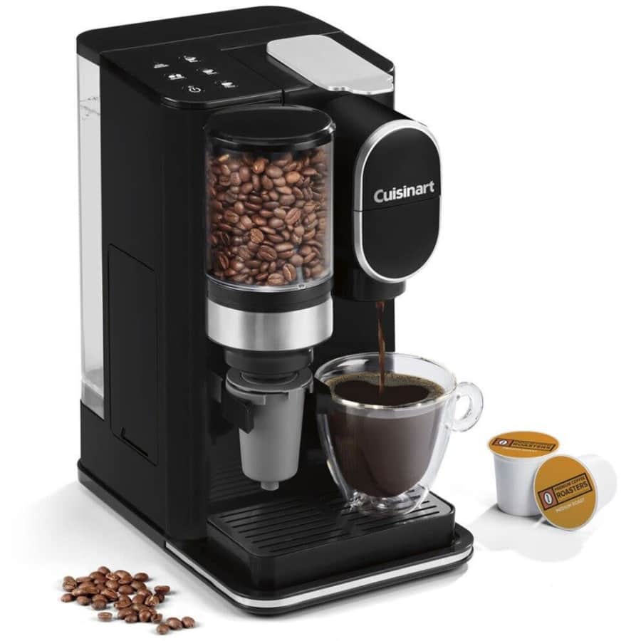 Refurb Cuisinart Single Serve Coffee Maker + Coffee Grinder: $70
