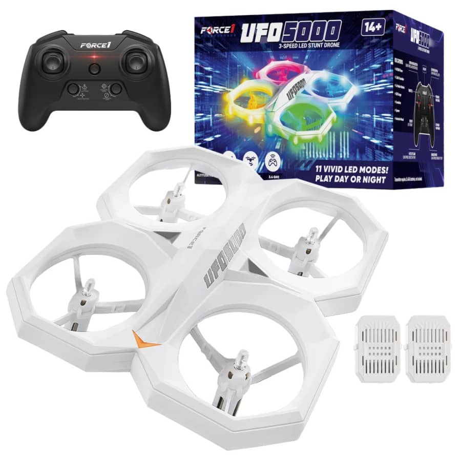 Force1 UFO 5000 Mini LED Drone: $19.99