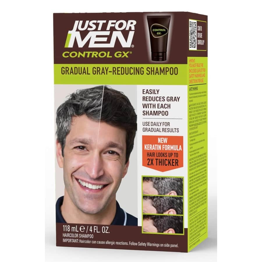 Just For Men Control GX Grey Reducing Shampoo: $8.23 via Sub. & Save