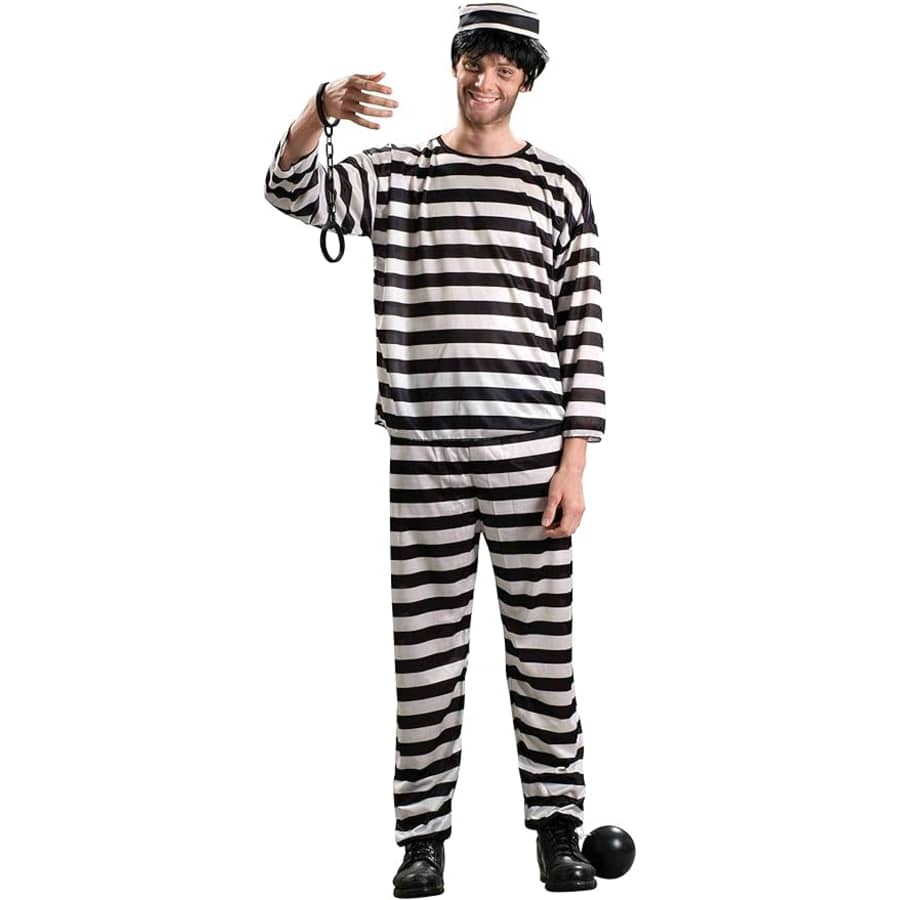 Forum Novelties Men's Prisoner Costume: $16.99 Forum Novelties Men's Prisoner Costume: $16.99