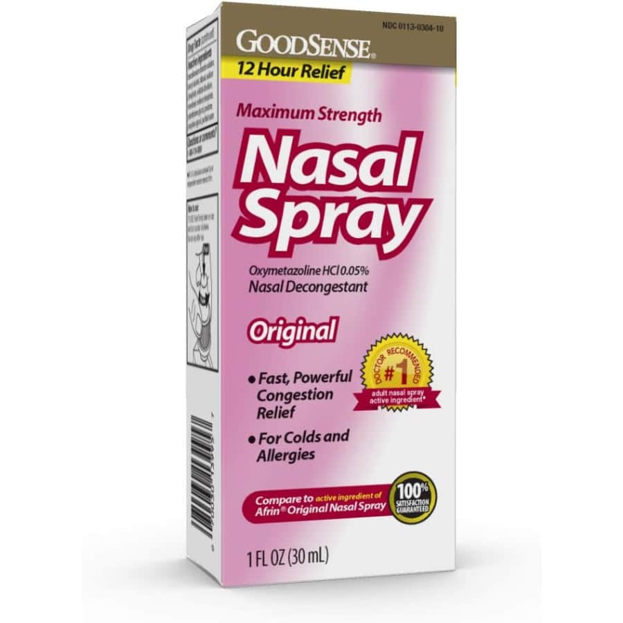 GoodSense 1-oz. Maximum Strength Nasal Spray: $1.12