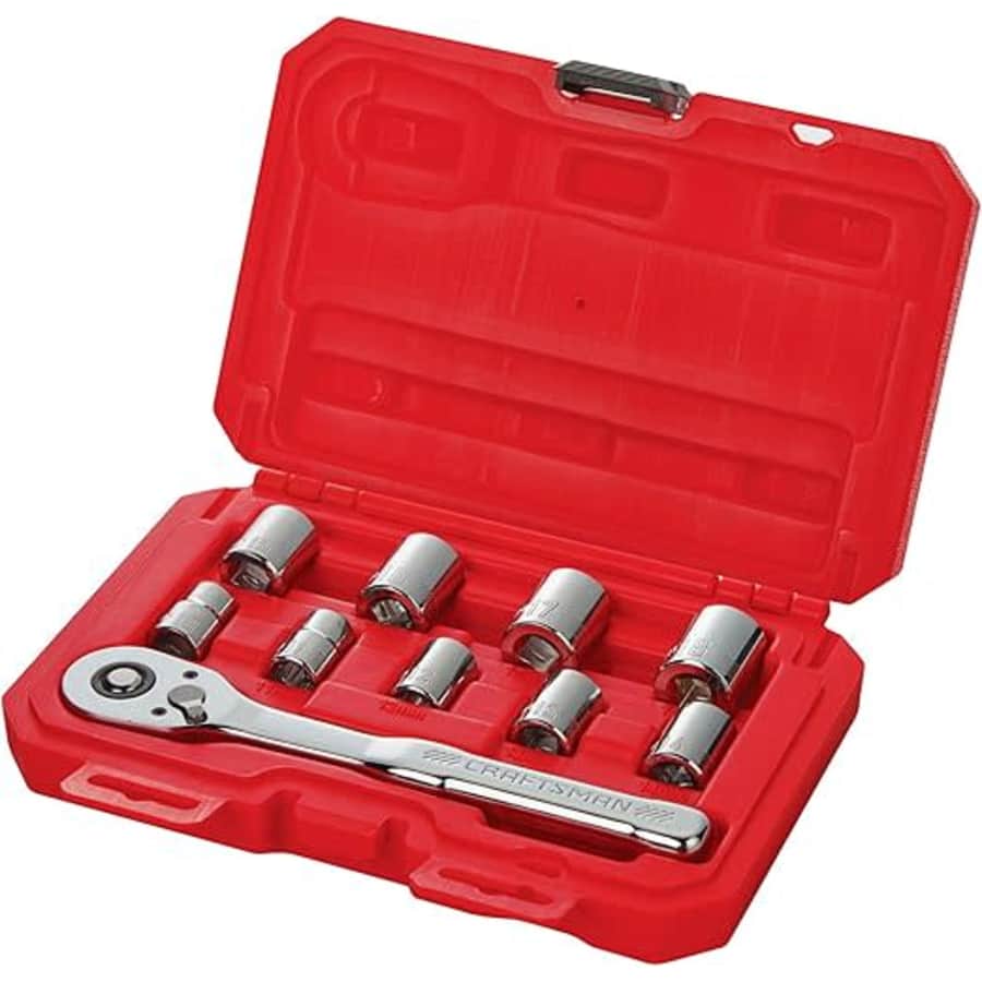 Craftsman 10-Piece 3/8" Drive Mechanics Tool Set: $15 Craftsman 10-Piece 3/8" Drive Mechanics Tool Set: $15