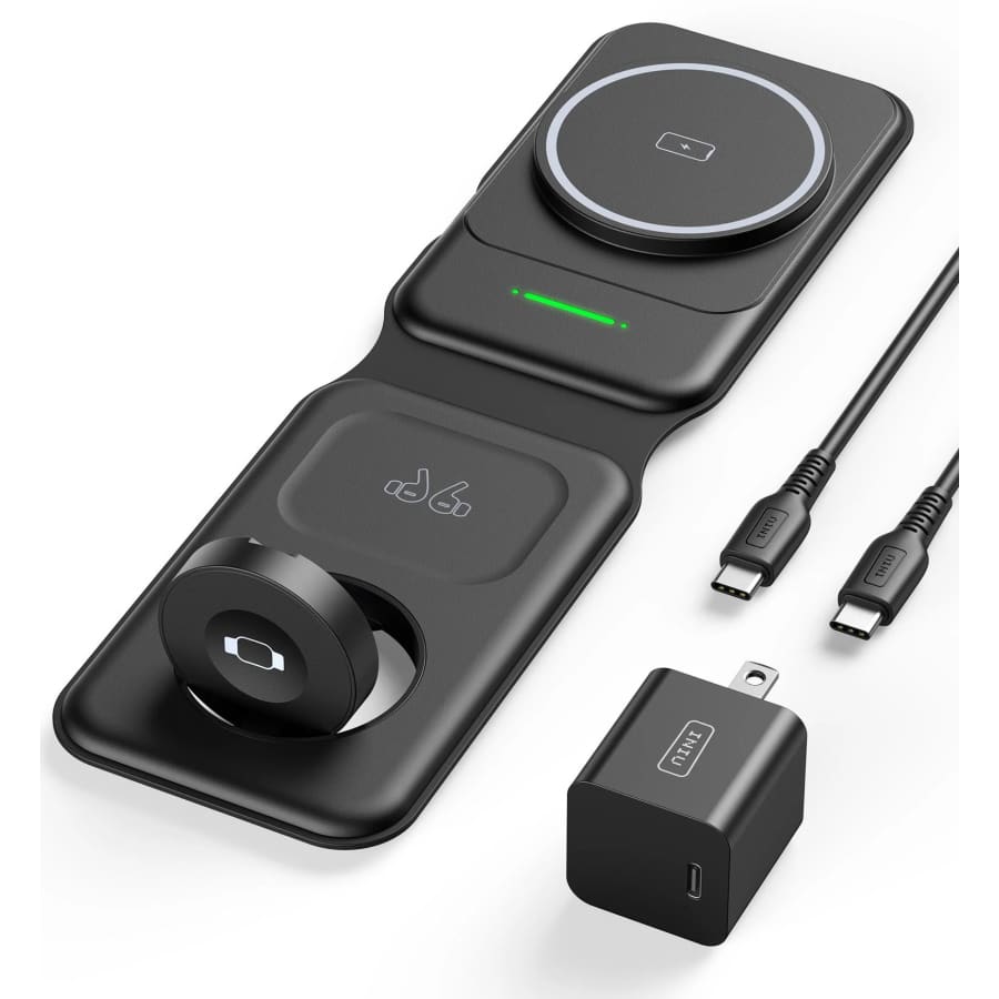 INIU 15W 3-in-1 Charging Station for Apple Devices: $11.35