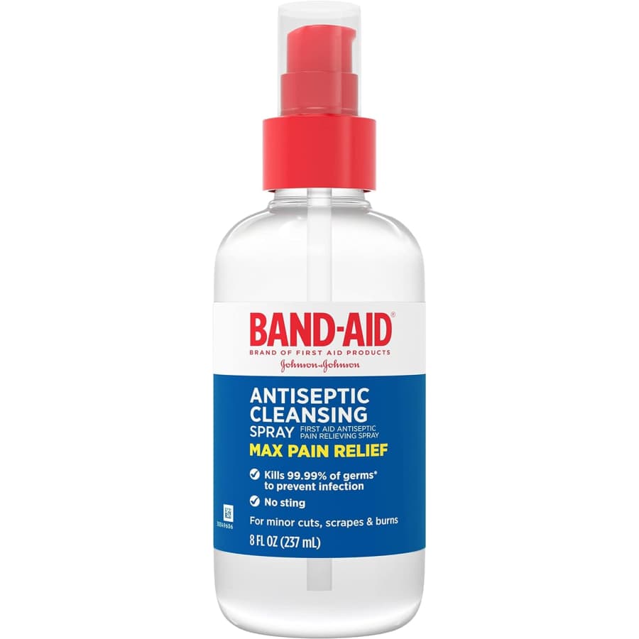 Band-Aid Pain Relieving Antiseptic Cleansing Spray: $6 via Sub. & Save Band-Aid Pain Relieving Antiseptic Cleansing Spray: $6 via Sub. & Save