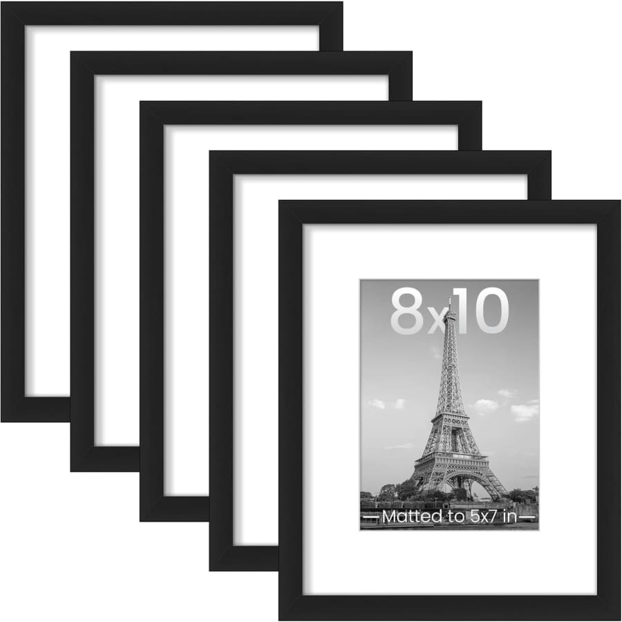 upsimples 8x10 Picture Frame Set of 5: $16 upsimples 8x10 Picture Frame Set of 5: $16