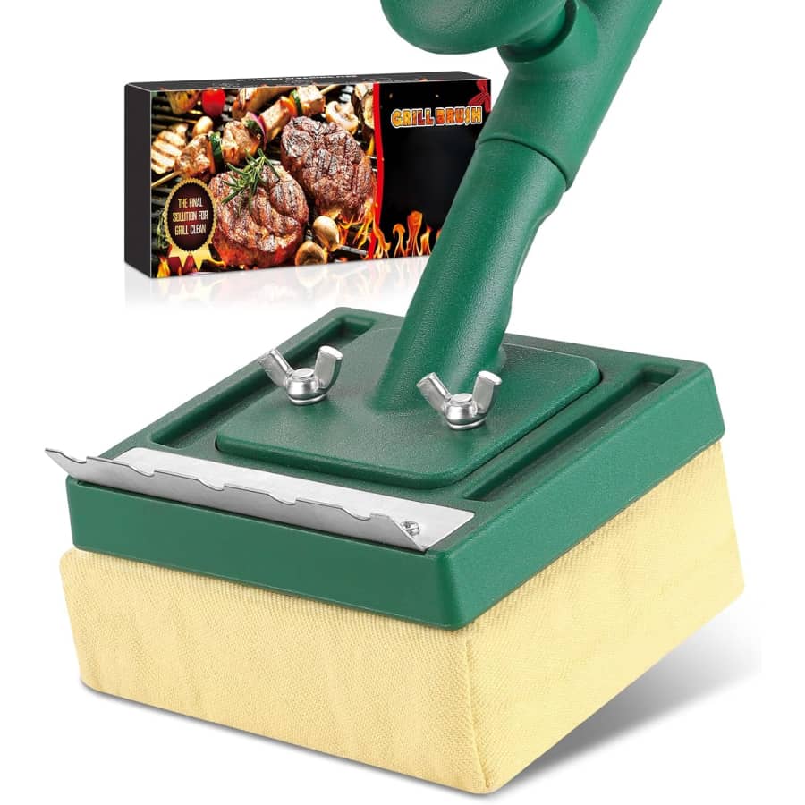 Bristle Free Grill Brush w/ Scraper: $9.99