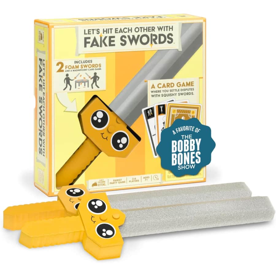 Let's Hit Each Other with Fake Swords Game: $10 Let's Hit Each Other with Fake Swords Game: $10