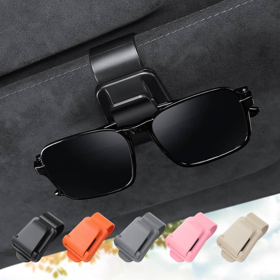 Sunglass Holder for Car Visor 2-Pack: $2.99