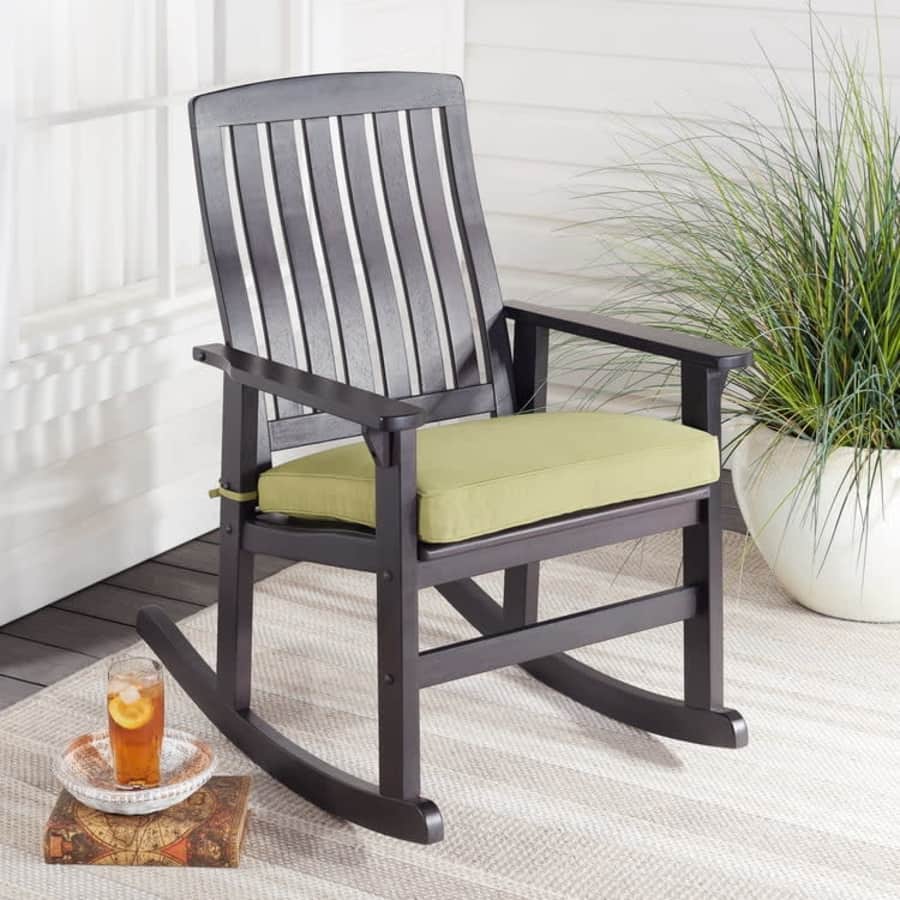 Better Homes & Gardens Delahey Outdoor Wood Rocking Chair: $47 Better Homes & Gardens Delahey Outdoor Wood Rocking Chair: $47