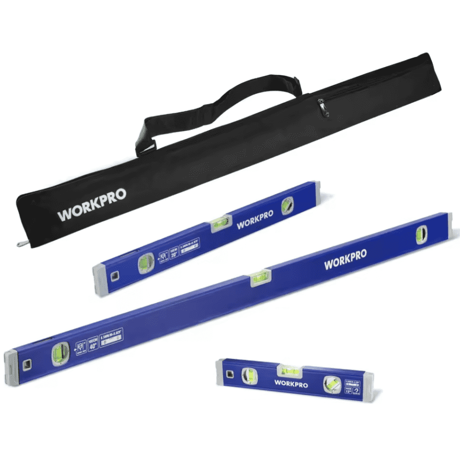 WorkPro 3-Piece Magnetic Torpedo Level Set: $23.50