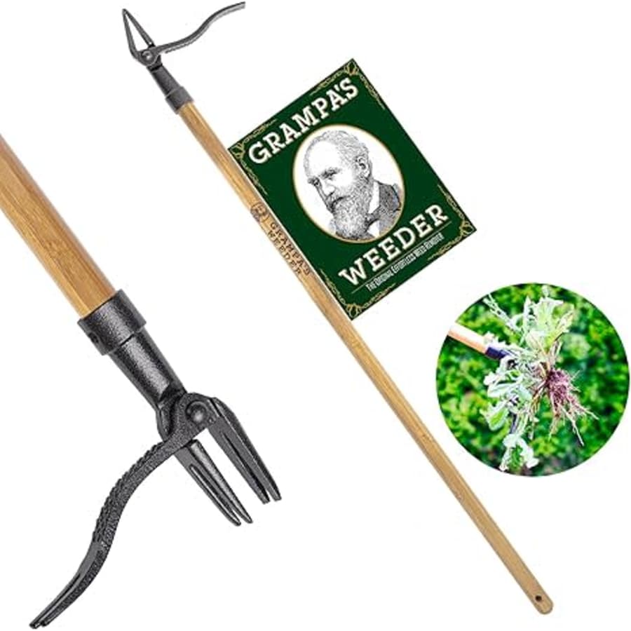 Grampa's Weeder Stand Up Weed Puller Tool: $34 Grampa's Weeder Stand Up Weed Puller Tool: $34