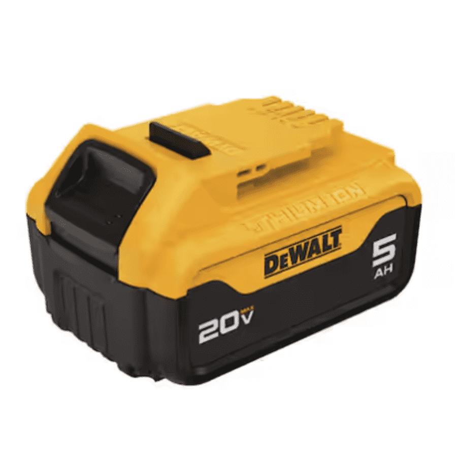 DeWalt 20V MAX Premium Lithium-Ion 5.0Ah Battery Pack: Free w/ select tool purchase