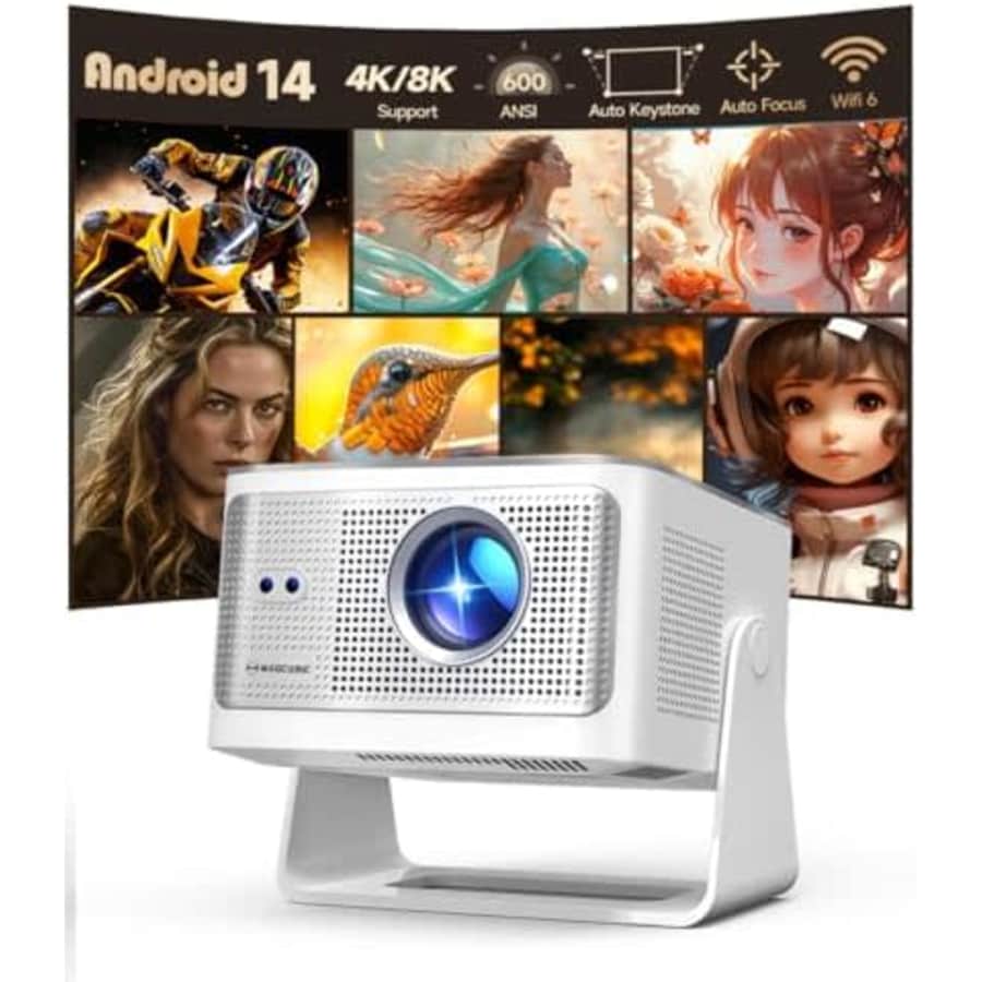 Magcubic Android 14 1080P Mini Projector with WiFi 6: $94 w/ Prime Magcubic Android 14 1080P Mini Projector with WiFi 6: $94 w/ Prime