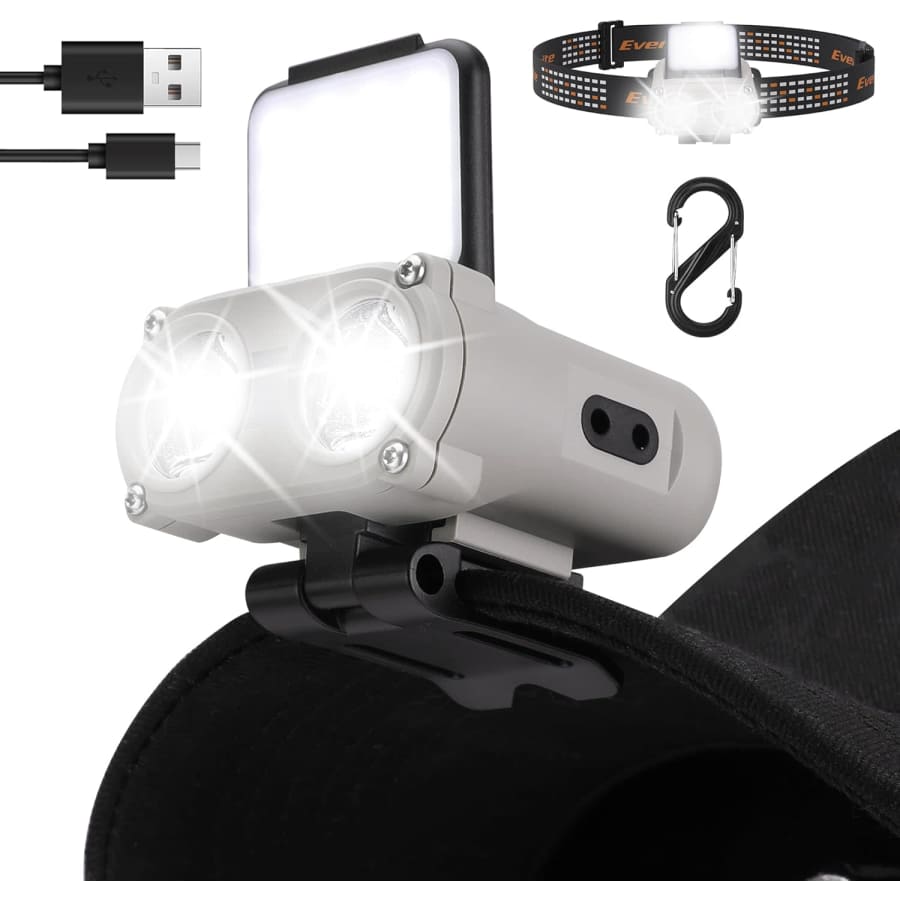 EverBrite Rechargeable Clip-On Headlamp: $8.49 EverBrite Rechargeable Clip-On Headlamp: $8.49