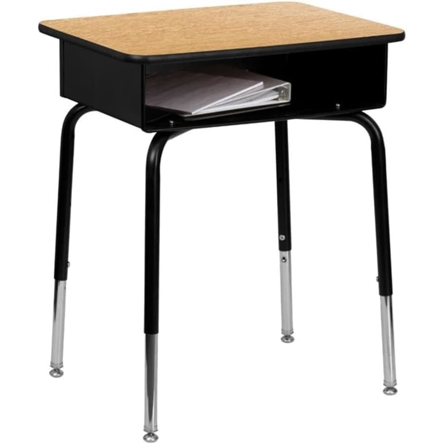 Flash Furniture Billie Open Front Student Desk: $73 Flash Furniture Billie Open Front Student Desk: $73