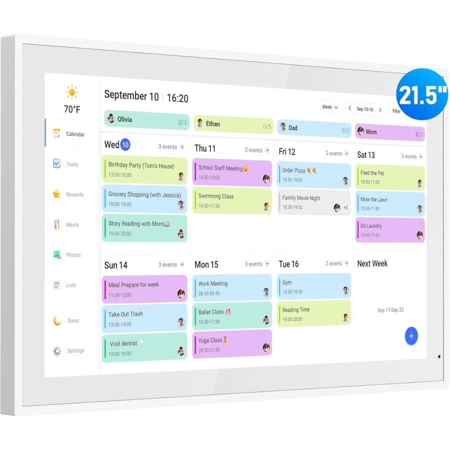 flyEVfish 21.5" Digital Calendar & Chore Chart: $199.99 flyEVfish 21.5" Digital Calendar & Chore Chart: $199.99