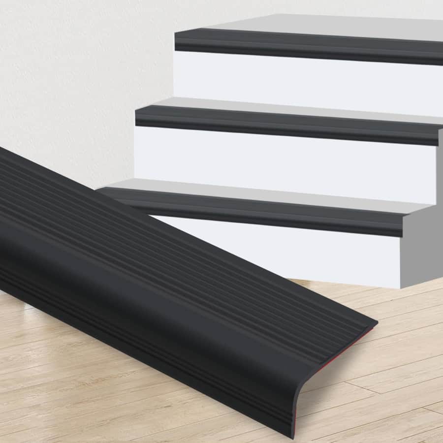 Peel and Stick Anti-Slip Stair Nosing: 16-Ft. for $10, 33-Ft. for $15 Peel and Stick Anti-Slip Stair Nosing: 16-Ft. for $10, 33-Ft. for $15