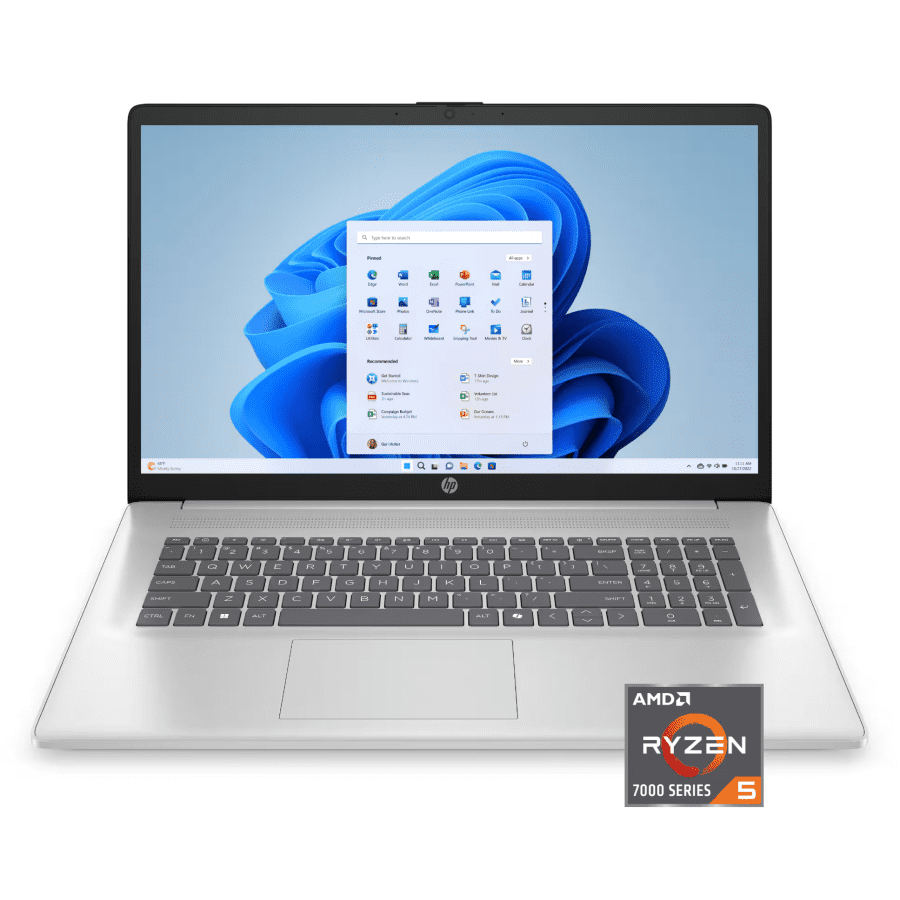 HP AMD Ryzen 5 17.3" Laptop w/ 512GB SSD: $319.99 HP AMD Ryzen 5 17.3" Laptop w/ 512GB SSD: $319.99