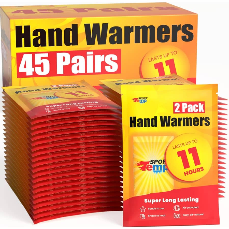 Sport Temp 2-Count Hand Warmers 45-Pack: $27 via Sub & Save Sport Temp 2-Count Hand Warmers 45-Pack: $27 via Sub & Save