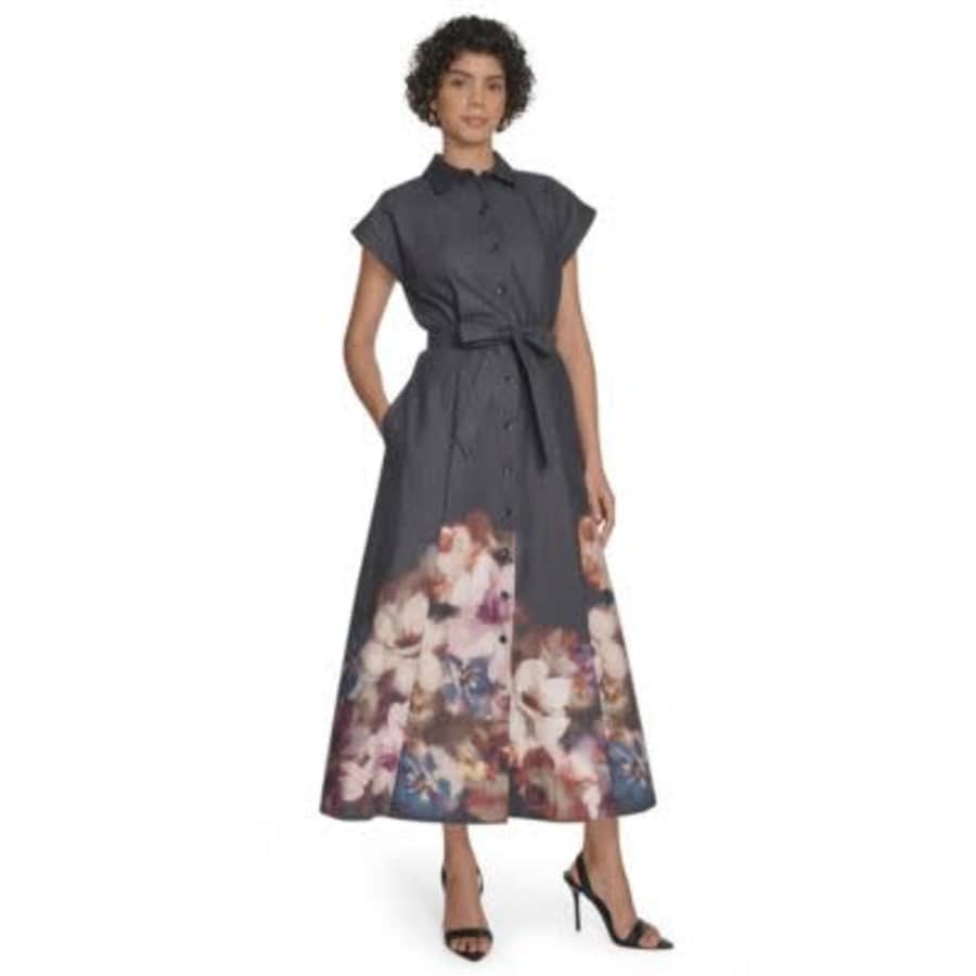 Calvin Klein Women's Placement Print Midi Dress: $66.78
