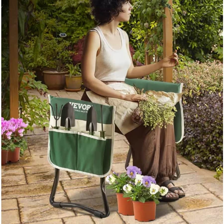 Vevor Folding Garden Kneeler & Seat: $25 Vevor Folding Garden Kneeler & Seat: $25