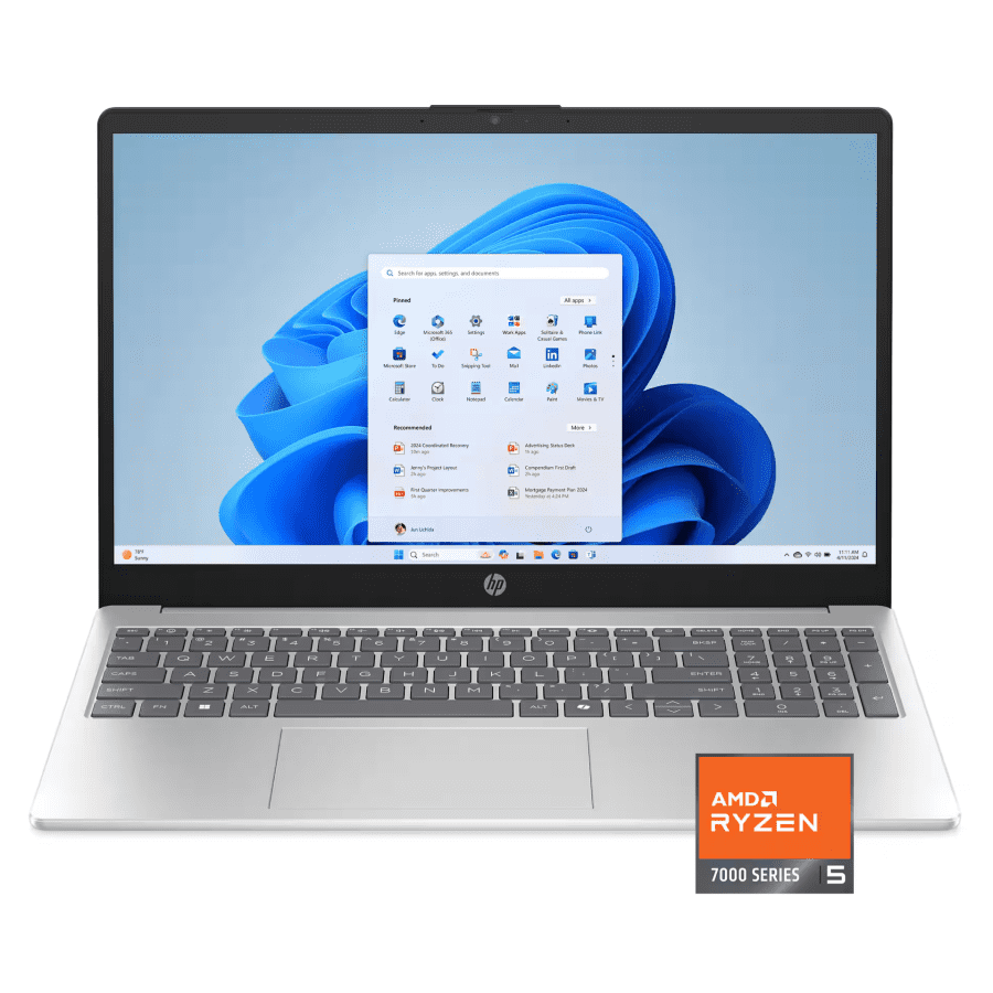 HP 6th-Gen. Ryzen 5 15.6" Touch Laptop: $319.99