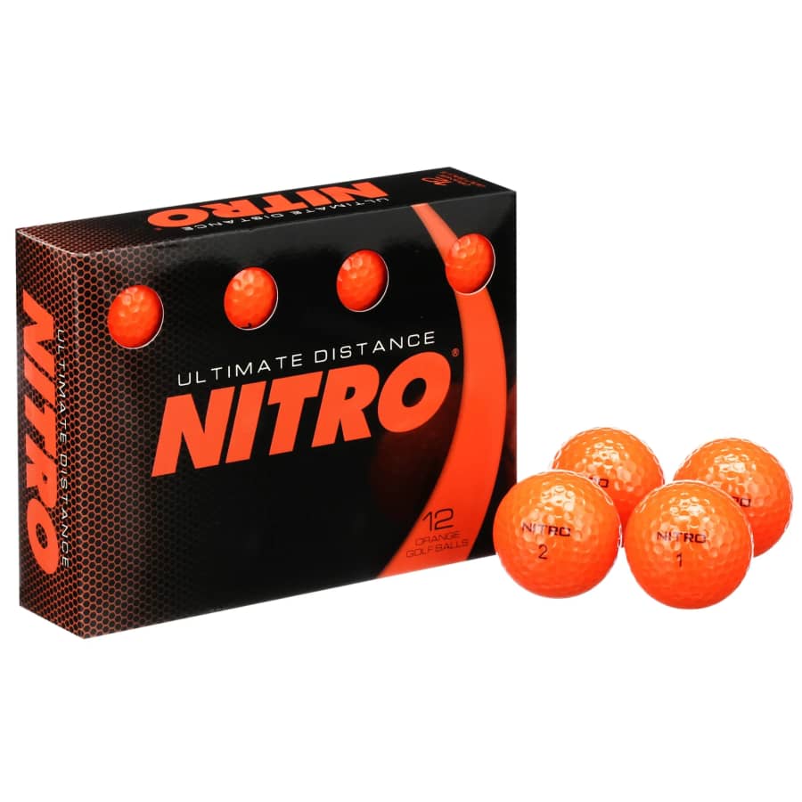 Nitro Golf Ultimate Distance Golf Balls 12-Pack: $4.97