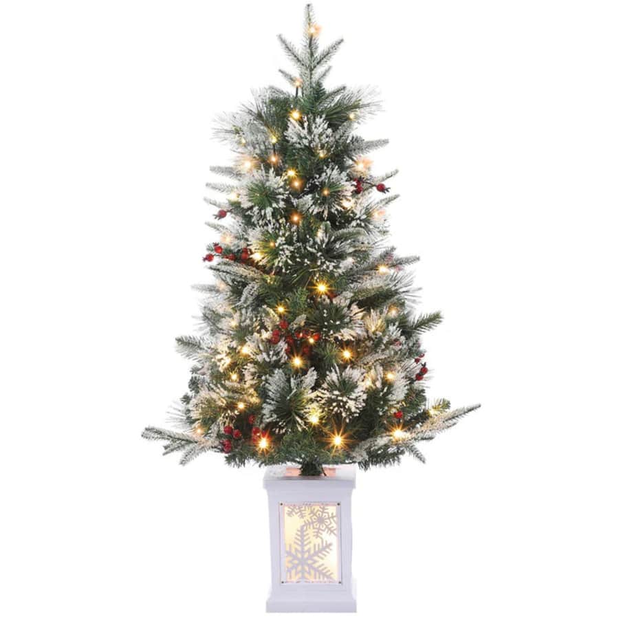 Garvee 3-Foot Mini Prelit Premium Snow Flocked Artificial Christmas Tree: $34.99 Garvee 3-Foot Mini Prelit Premium Snow Flocked Artificial Christmas Tree: $34.99