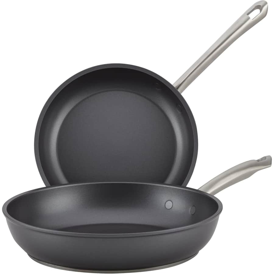 Anolon Accolade Forged Hard Anodized Nonstick 8" & 10" Skillet Set: $59.99 Anolon Accolade Forged Hard Anodized Nonstick 8" & 10" Skillet Set: $59.99