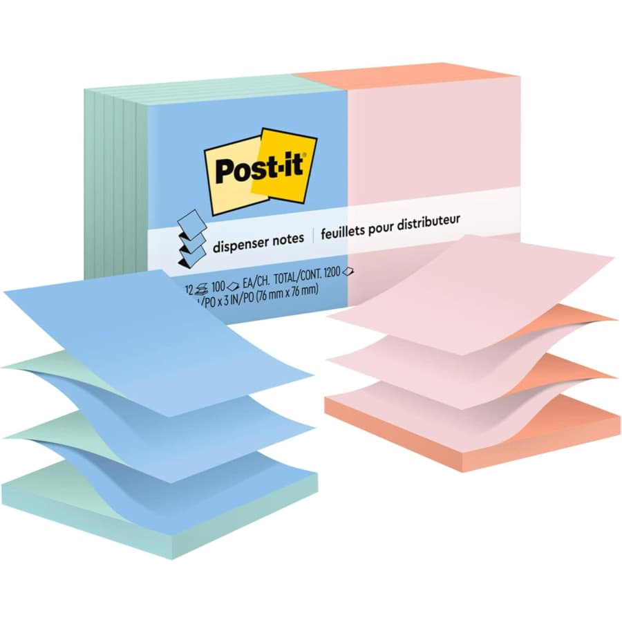 Post-it Pop-up Note Pads 12-Pack: $14