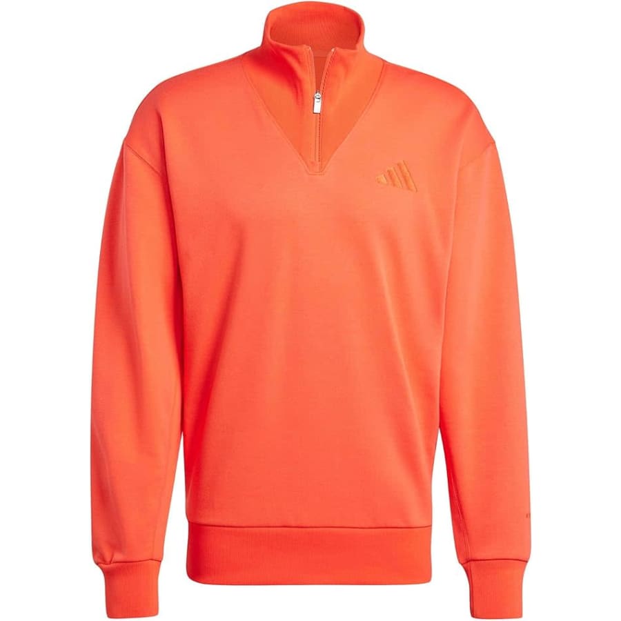 adidas Men's All Szn Fleece Quarter-Zip Crewneck Swearshirt (M only): $21