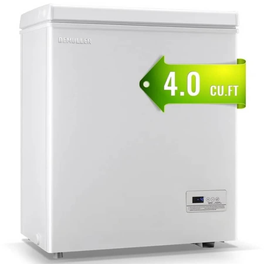 Demuller 4-Cu. Ft. Chest Freezer: $98