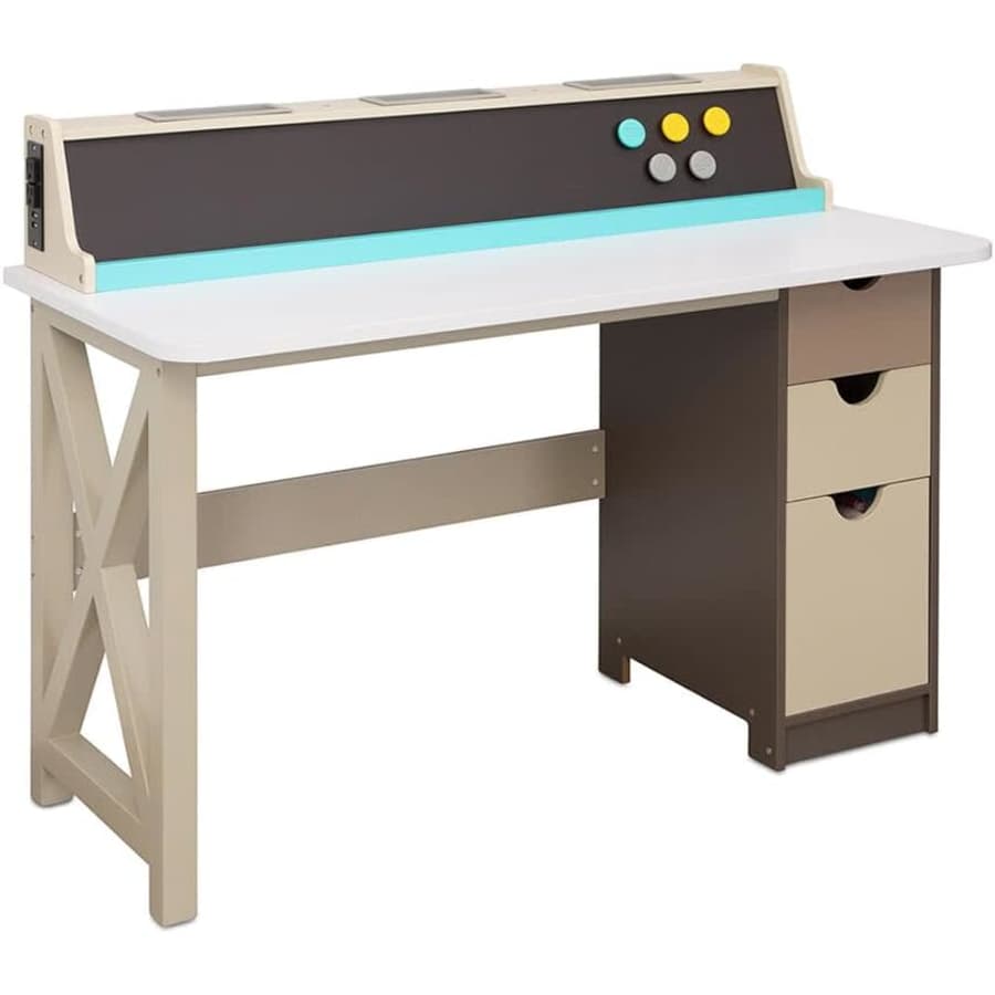 Little Tikes 2-in-1 Kids' Chalkboard Wood Desk w/ Storage: $119.26