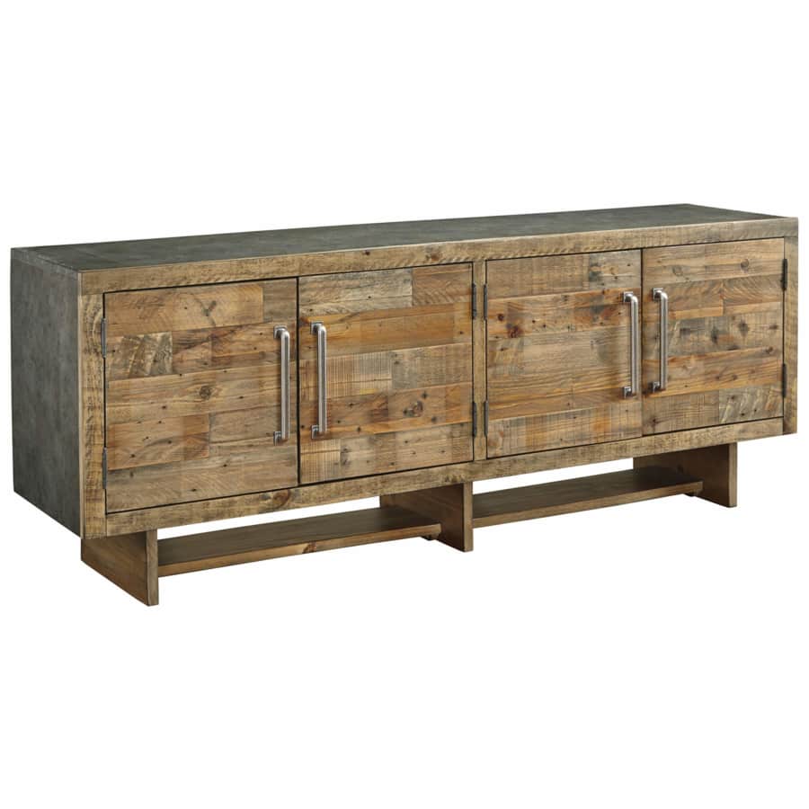 Signature Design by Ashley Mozanburg Rustic 70" TV Stand: $270.22 Signature Design by Ashley Mozanburg Rustic 70" TV Stand: $270.22