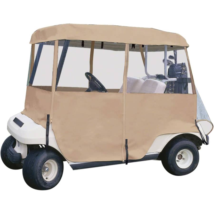 Classic Accessories Fairway Deluxe 4-Sided 4-Person Golf Cart Enclosure: $77
