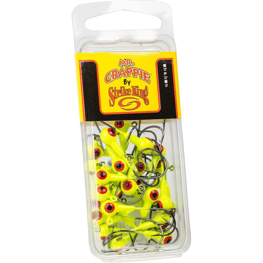 Strike King Mr. Crappie Jig Heads 25-Pack: $5