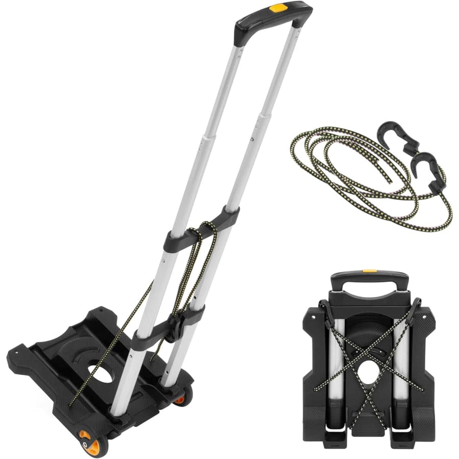 Mount-It! Foldable Wheeled Luggage Cart: $28