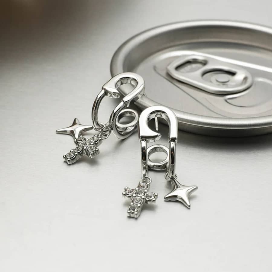 Hypoallergenic Titanium Cross Studs: $14.35