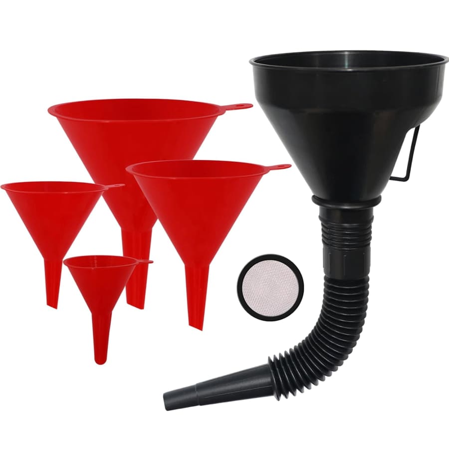 Plastic Oil Funnel Set: $8.98
